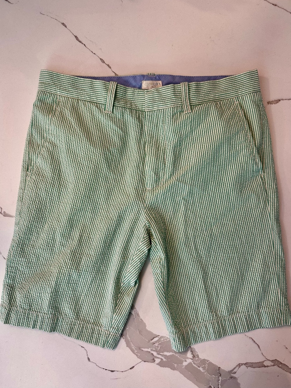 J.Crew Factory Boys Seersucker Shorts – Size 14 – Excellent Condition